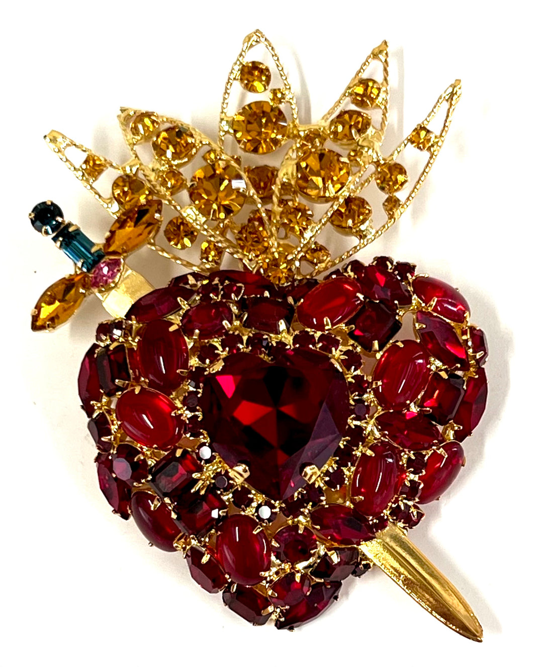 Moans Couture - Sacred Heart Brooch