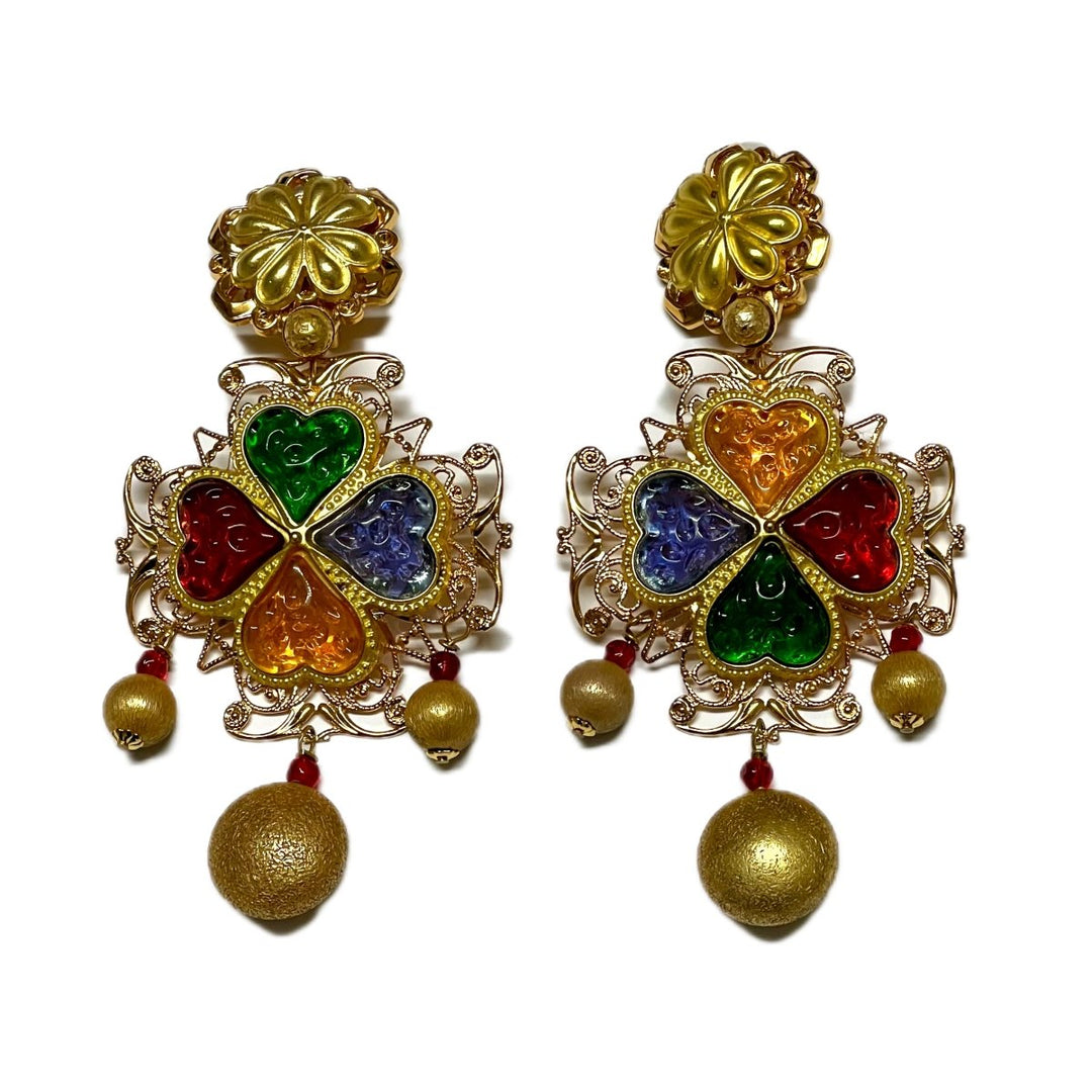 Lawrence Vrba Vintage OOAK Earrings - Angela Clark Boutique