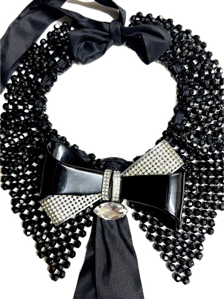 Eton Collar with Vintage  Bow