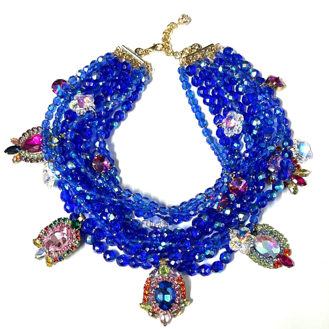 Nostalgic Opulence - Sapphire Blue - Angela Clark Boutique