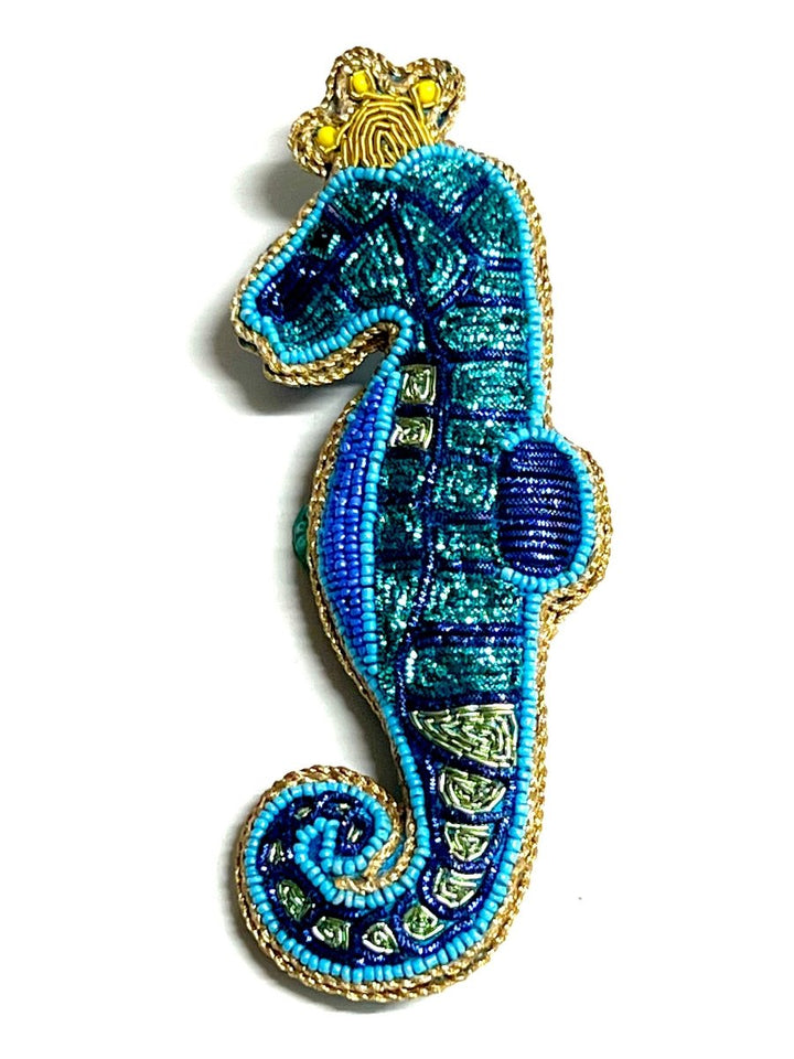 Sparkle all the Way - Seahorse Brooch - Angela Clark Boutique