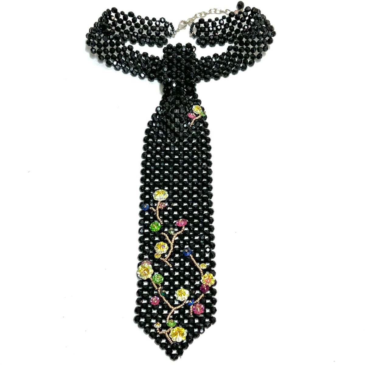 Tied in Knots - Jet Black Embellished - Angela Clark Boutique